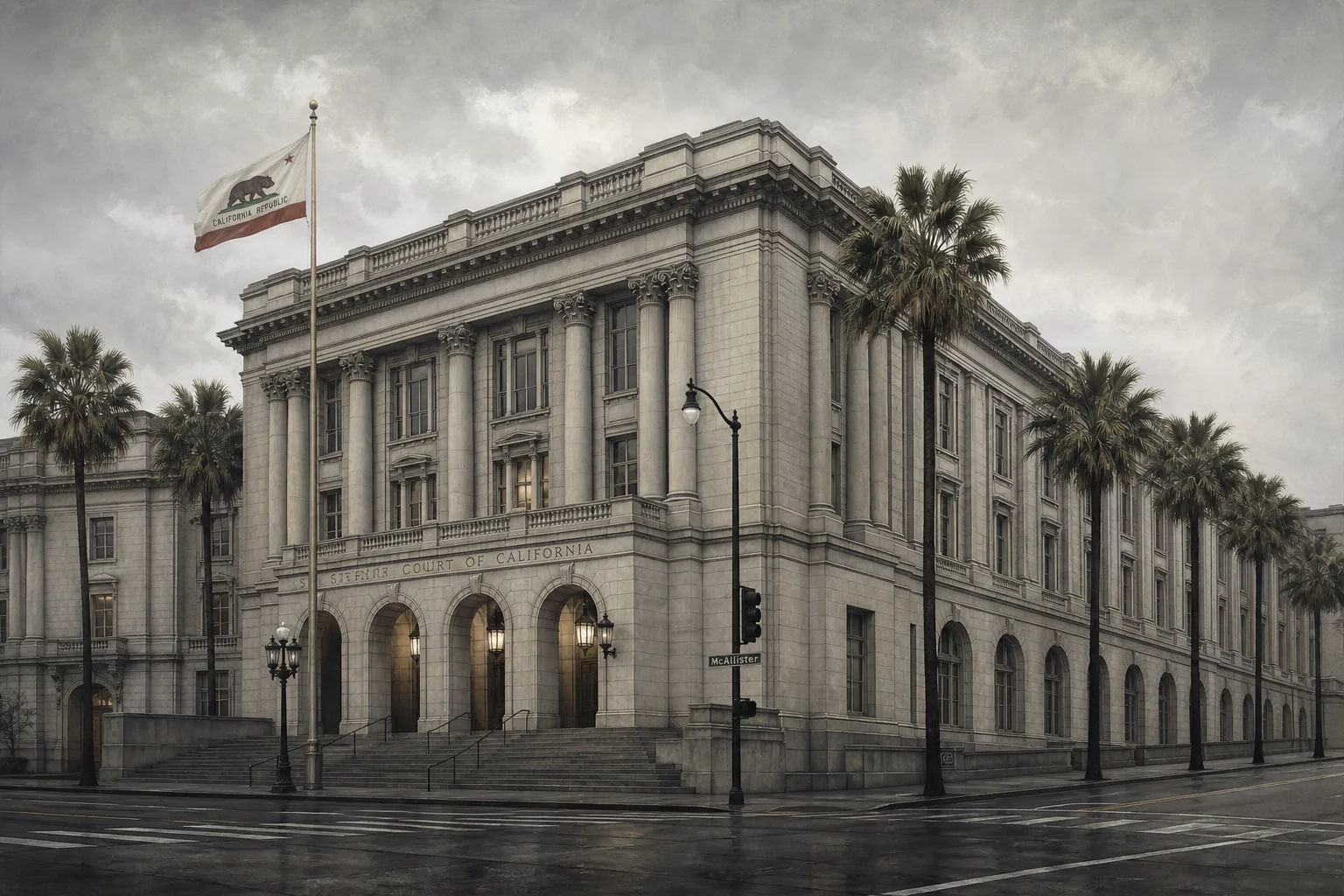 California courthouse exterior